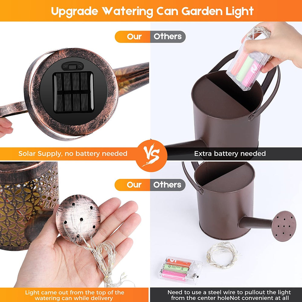 
                  
                    Solar Watering Hanging Can Lights
                  
                