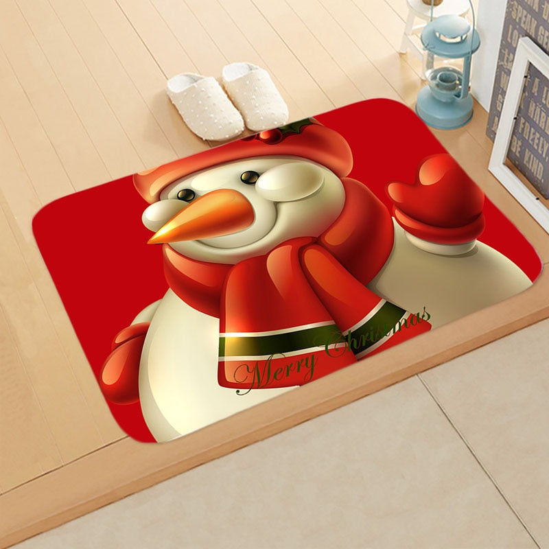 
                  
                    Holiday Christmas Doormat Anti-Slip Flannel Floormat Rug
                  
                