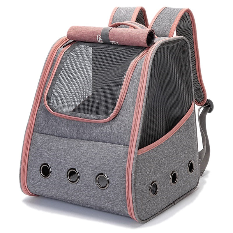 
                  
                    Pets Carrier Bag Breathable Backpack With Anti Breakaway Belt For Outdoor Travel
                  
                