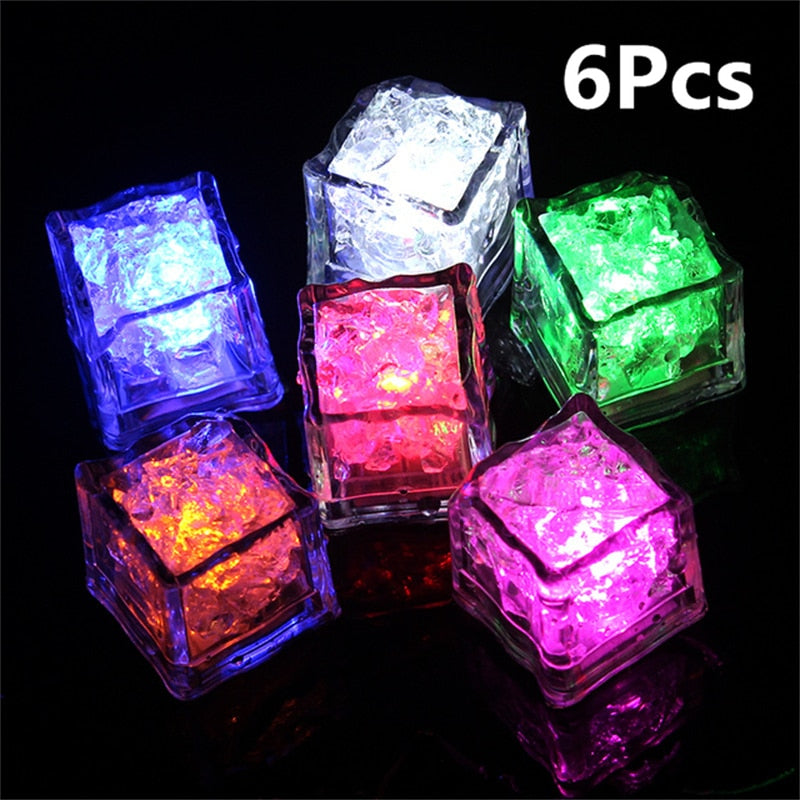 
                  
                    6Pcs Luminous LED Ice Cubes Glowing Festival Party Accessories Home Decor
                  
                