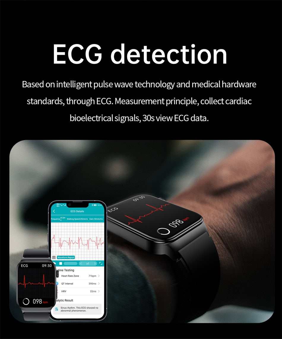 
                  
                    ECG+PPG Hypertension Hyperglycemia Hyperlipidemia Heart Rate Smart Watch
                  
                