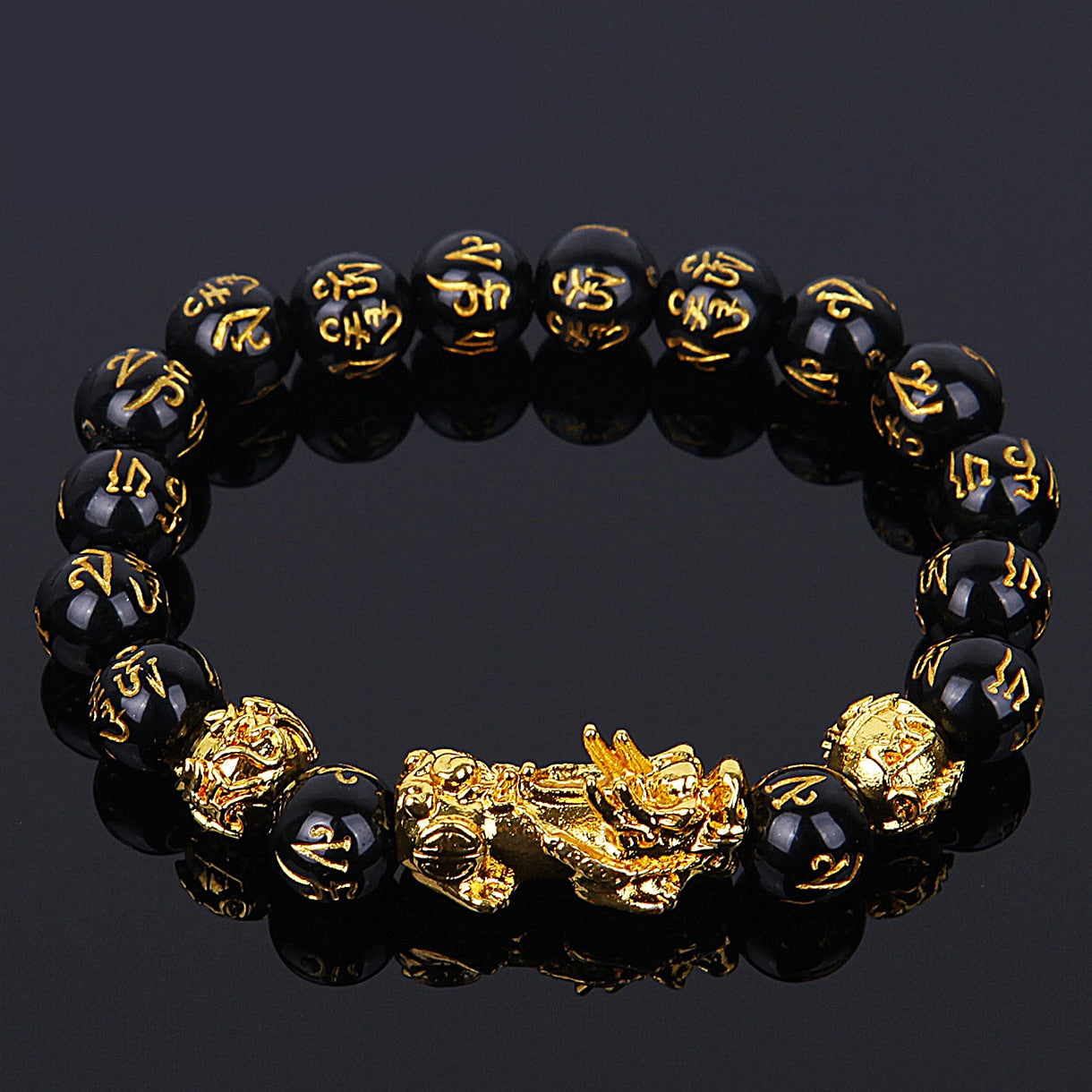 
                  
                    Thermochromic Pixiu Chinese Ancient Beads Mantra Bracelet
                  
                