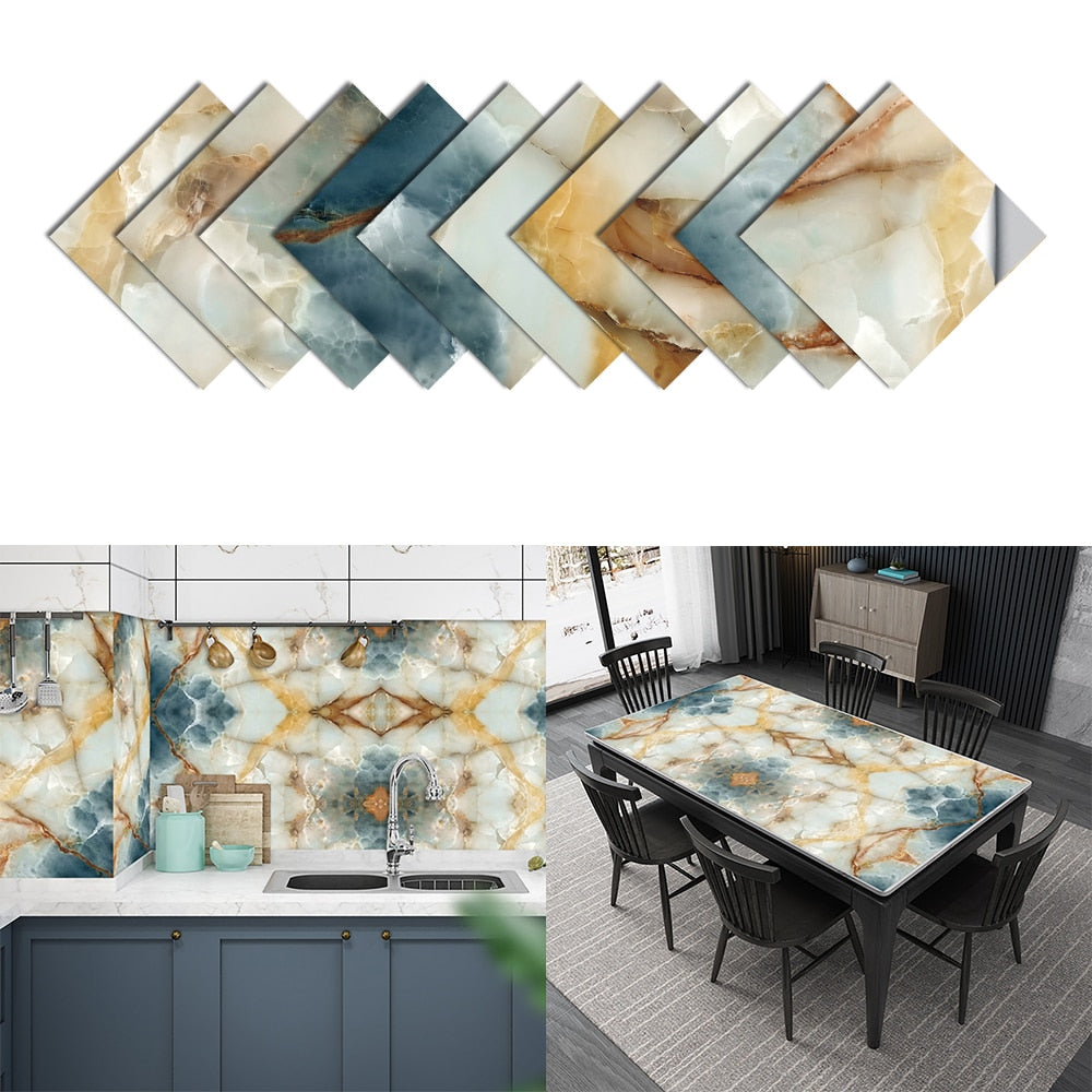 
                  
                    10pcs Tiles Sticker Kitchen Backsplash Waterproof Bathroom Home Decor Self-adhesive Tiles
                  
                