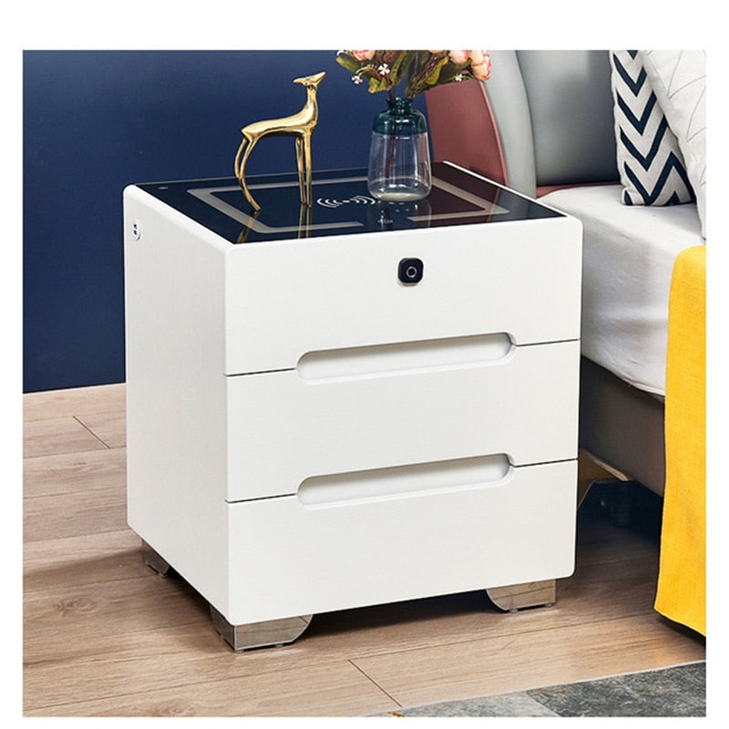 
                  
                    Smart Night Stand Modern Bedroom 2-3 Drawer Bedside Tables with LED Light Wireless Charging
                  
                