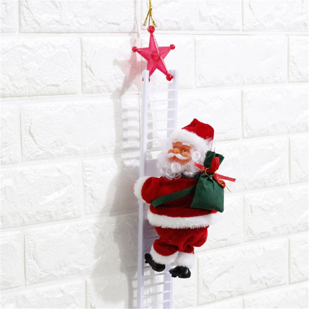 
                  
                    Electric Santa Claus Climbing Ladder Christmas Tree Hanging Decor with Music
                  
                