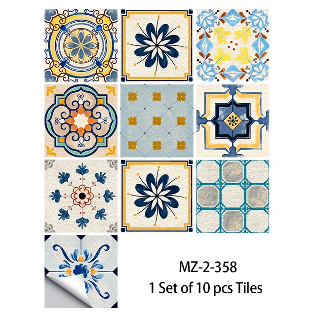 
                  
                    10pcs Tiles Sticker Kitchen Backsplash Waterproof Bathroom Home Decor Self-adhesive Tiles
                  
                