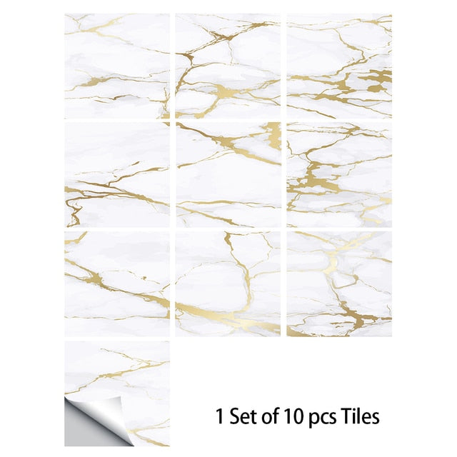 
                  
                    10pcs Tiles Sticker Kitchen Backsplash Waterproof Bathroom Home Decor Self-adhesive Tiles
                  
                