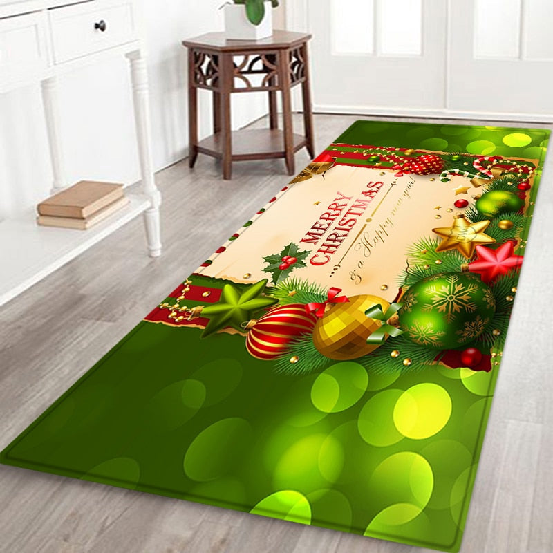 
                  
                    Holiday Christmas Rugs Living Room Kitchen Anti-Slip Entrance Doormats Home Decor
                  
                