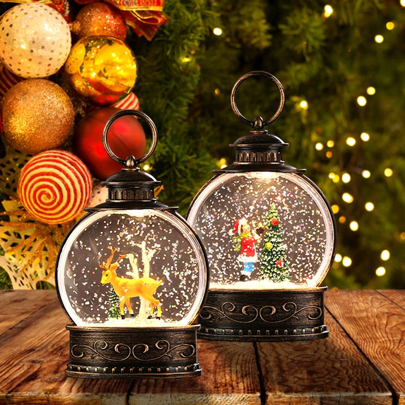 
                  
                    Christmas Decoration Lantern Bronze with Inner Night Light
                  
                