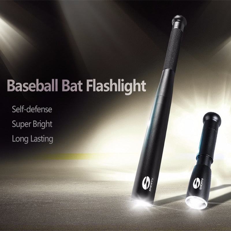 
                  
                    Baseball Bat LED Flashlight Waterproof Super Bright Baton for Emergency Self-Defense and Outdoor Lighting
                  
                