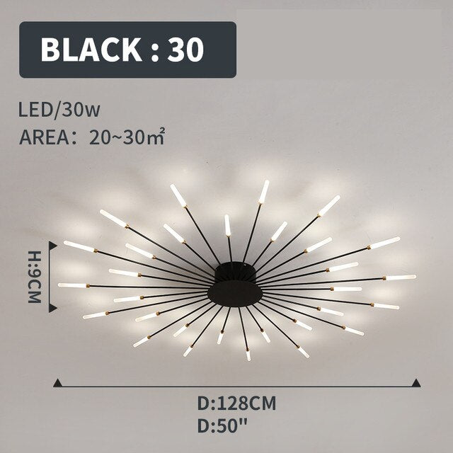 
                  
                    LED Ceiling Light Modern Fireworks Living
                  
                