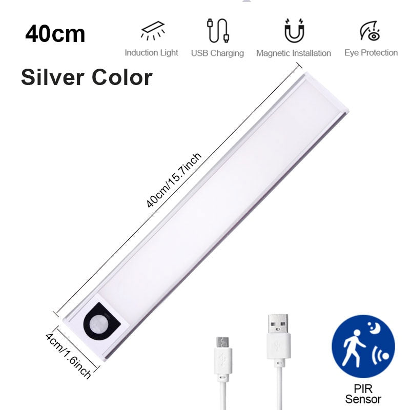 
                  
                    Ultra-Thin LED Cabinet Light USB Rechargeable Motion Sensor Light
                  
                