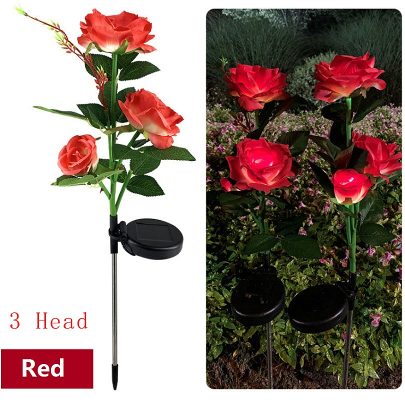 
                  
                    LED Solar 3-4 Head Simulation Rose Flower Light
                  
                