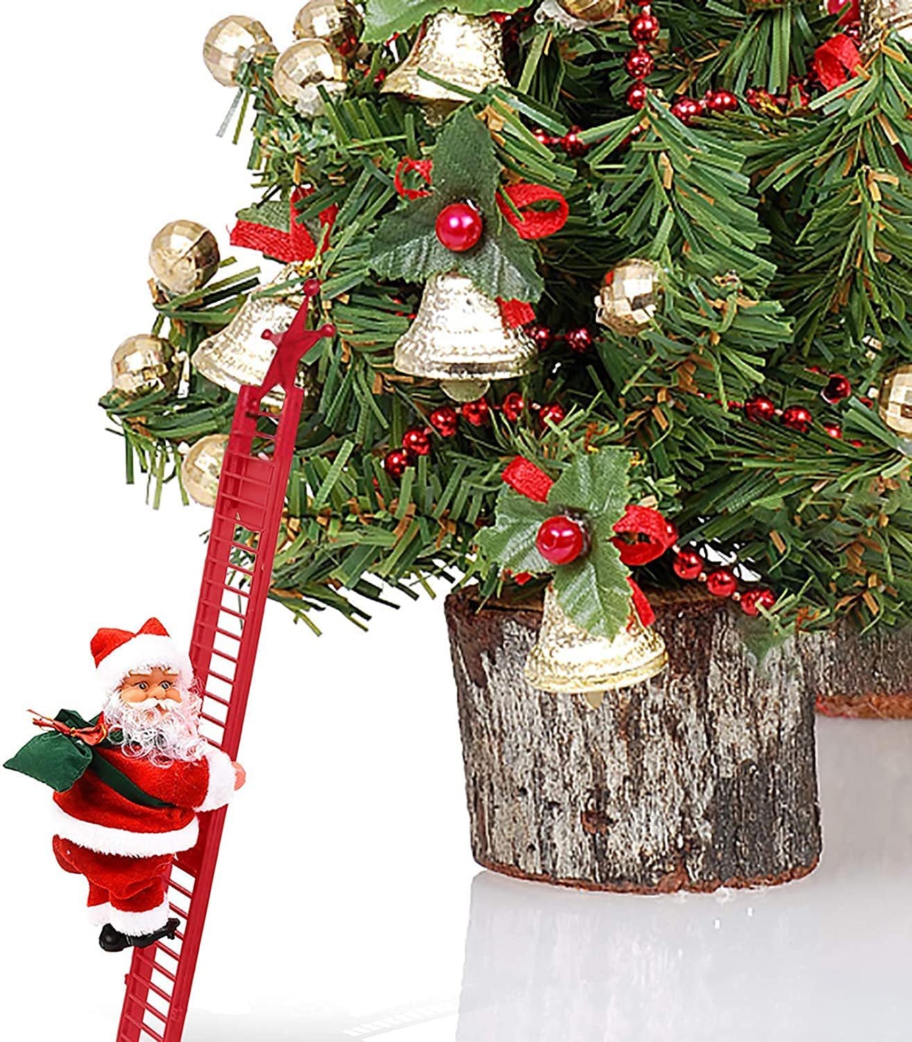 
                  
                    Electric Santa Claus Climbing Ladder Christmas Tree Hanging Decor with Music
                  
                