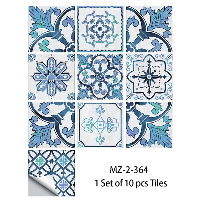 
                  
                    10pcs Tiles Sticker Kitchen Backsplash Waterproof Bathroom Home Decor Self-adhesive Tiles
                  
                