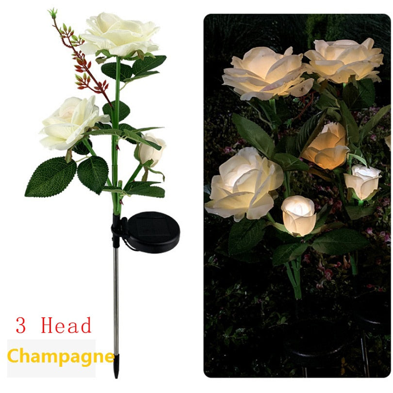 
                  
                    LED Solar 3-4 Head Simulation Rose Flower Light
                  
                