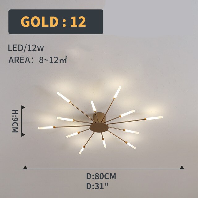 
                  
                    LED Ceiling Light Modern Fireworks Living
                  
                