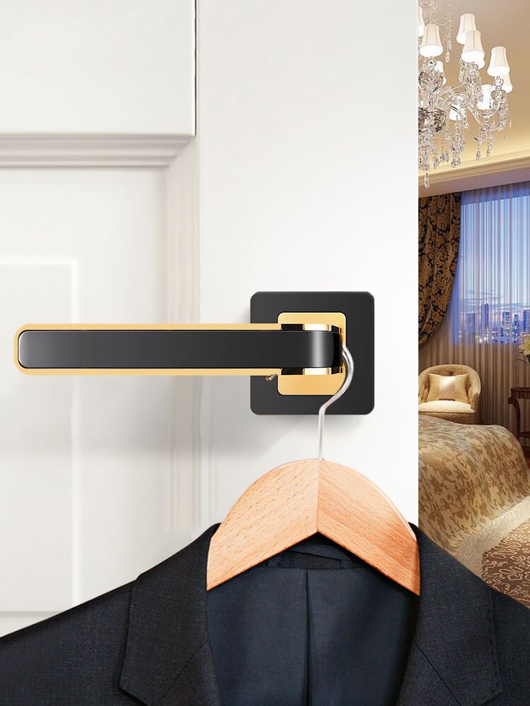 
                  
                    Indoor Bedroom Quiet Magnetic Suction Door Lock Modern Door Handle
                  
                