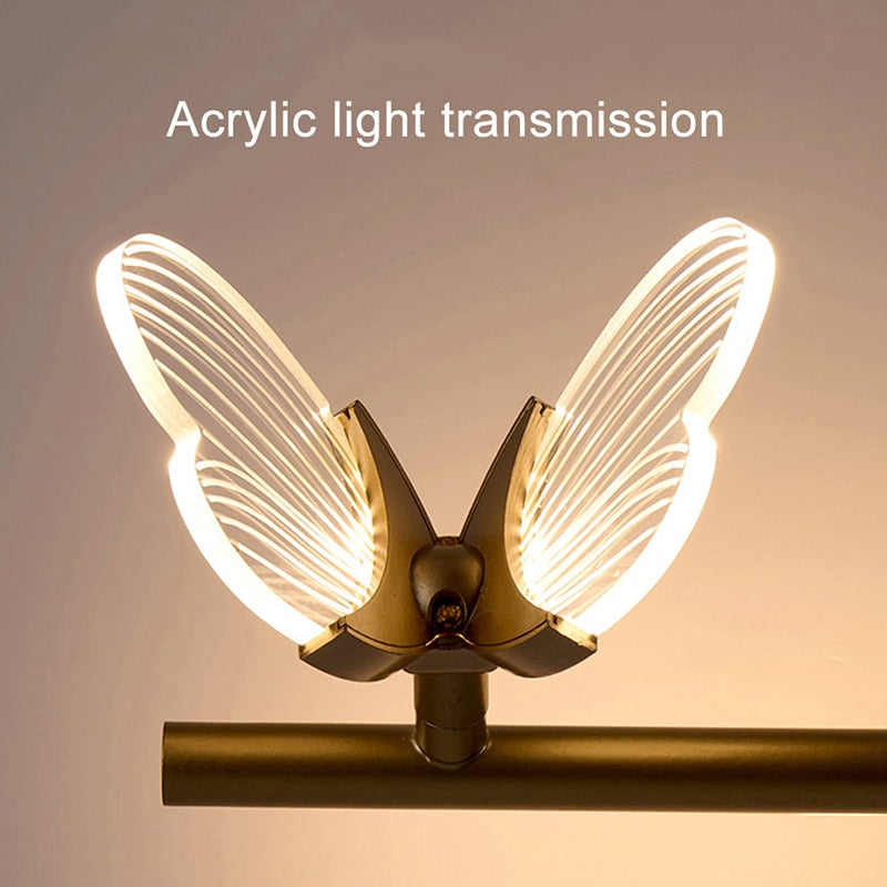 
                  
                    Acrylic LED Lamp Round Butterfly Wall Lamp Light Fixture
                  
                