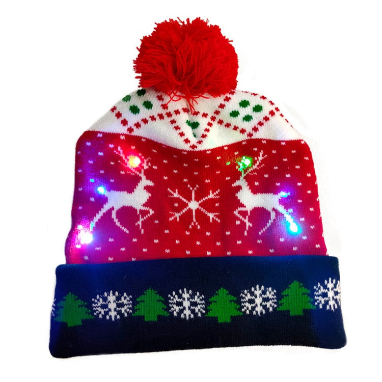 
                  
                    Holidays Christmas LED Knitted Light-Up Beanie Elastic Hats
                  
                