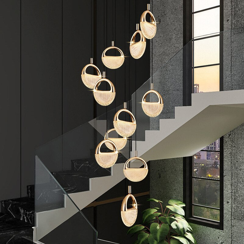 Xiaomi LED Crystal Pendant Light Nordic Luxury Hanging Lamp Indoor Lighting