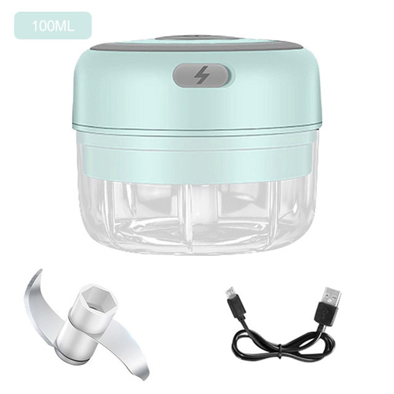 
                  
                    Portable Electric Garlic Cutter Mini Food Chopper USB Charging Kitchen Accessories
                  
                