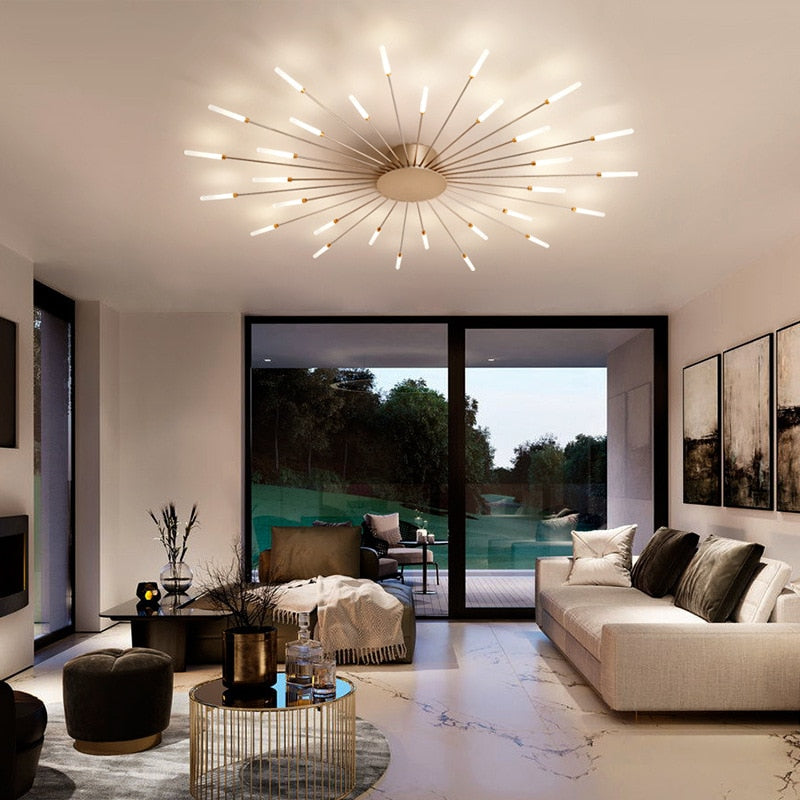 
                  
                    LED Ceiling Light Modern Fireworks Living
                  
                