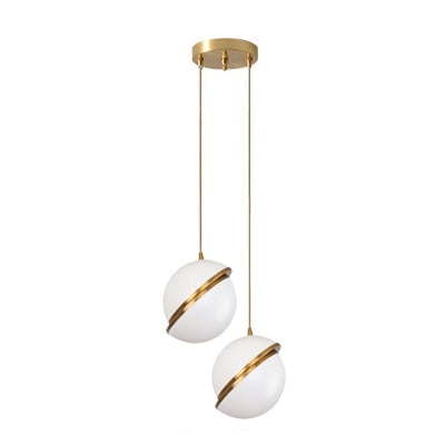 
                  
                    Nordic Hanging Lamp White Ball LED Pendant Light Fixtures
                  
                