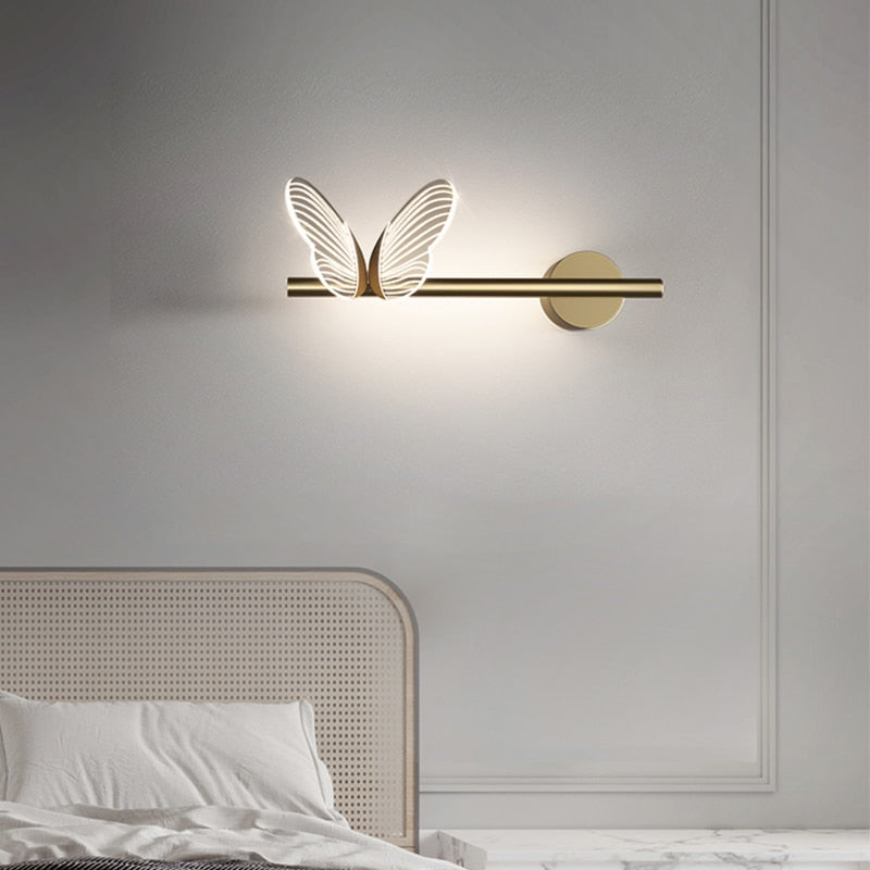 
                  
                    Acrylic LED Lamp Round Butterfly Wall Lamp Light Fixture
                  
                