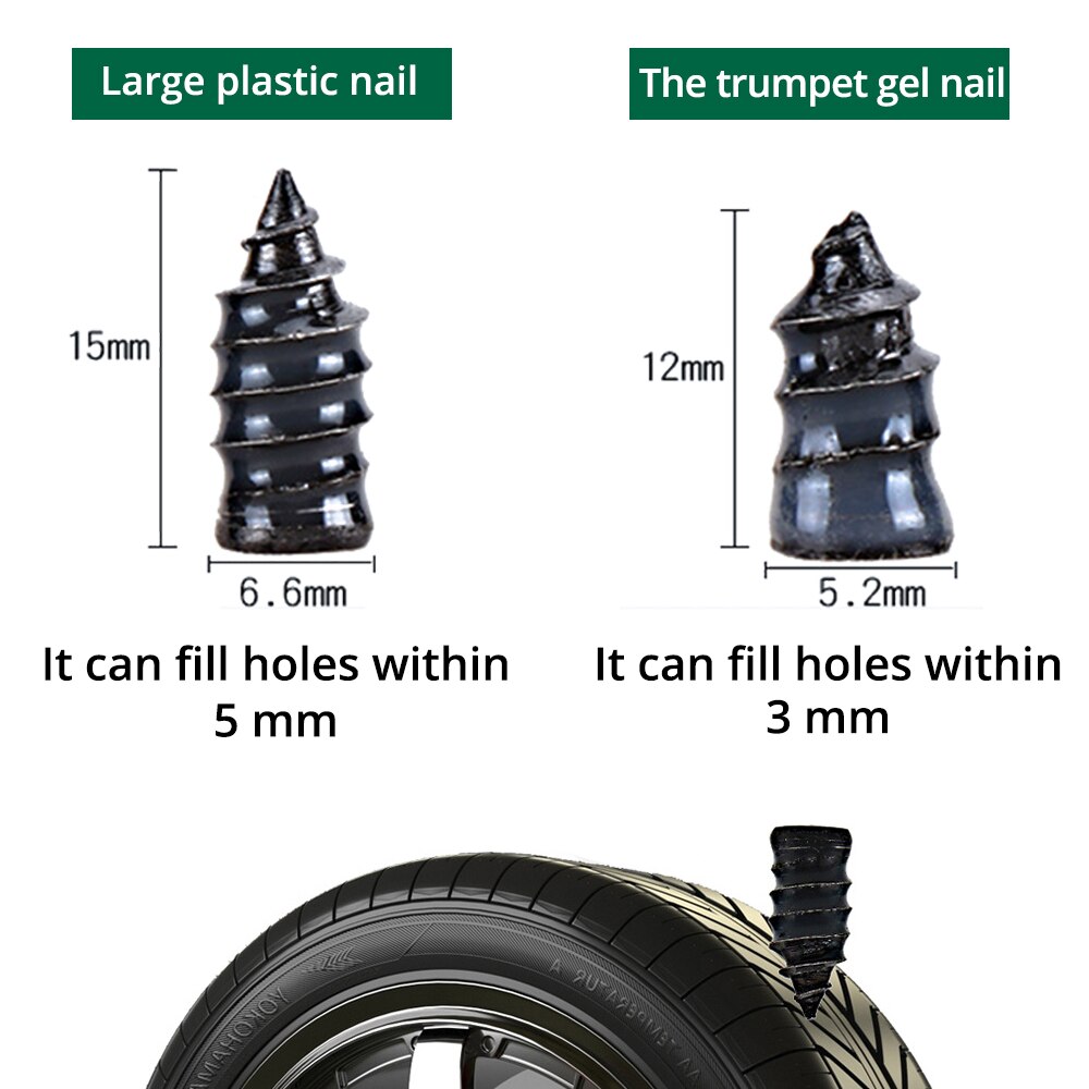 
                  
                    Tire Repair Nail Kit for Motorcycle Car Scooter Rubber Tire Repair
                  
                