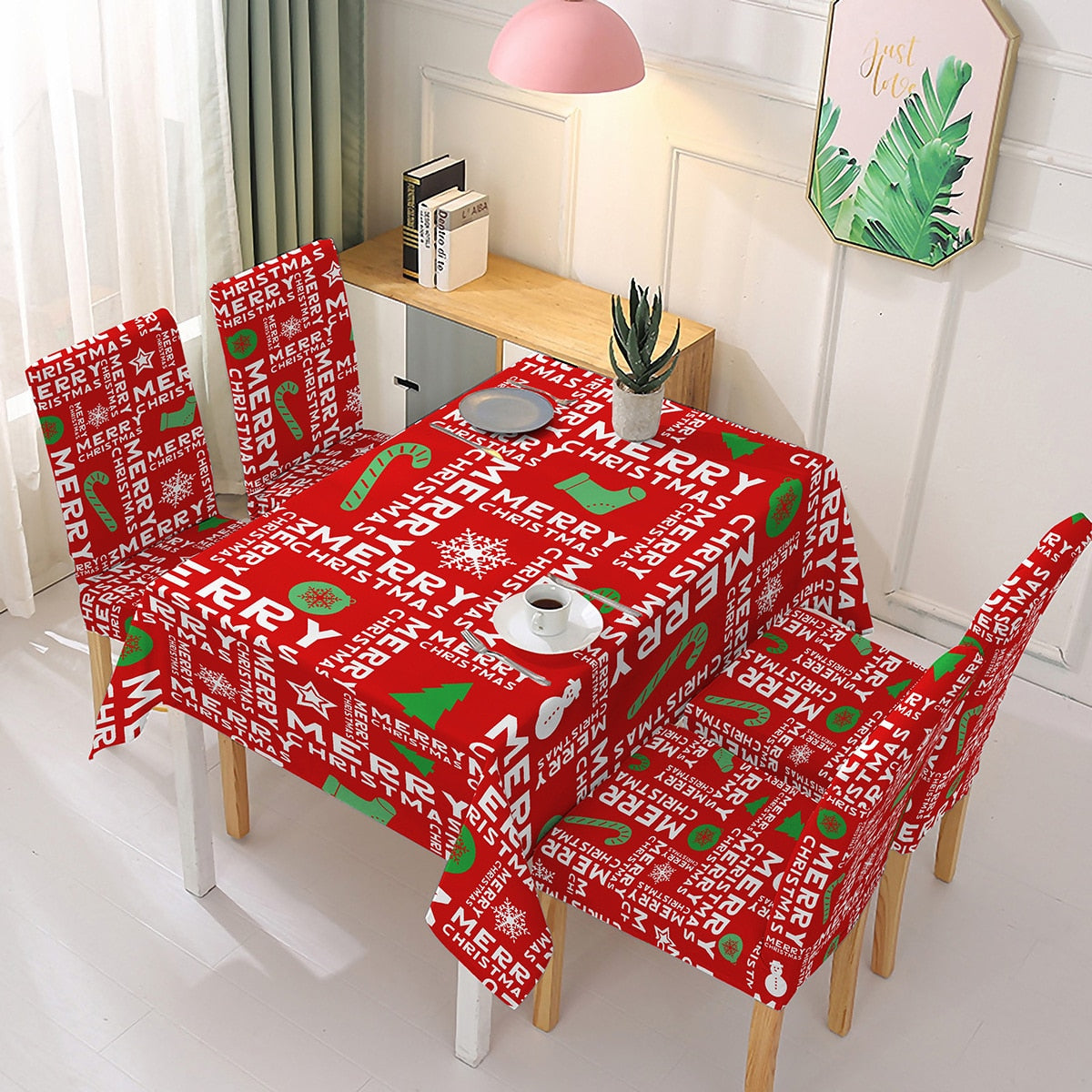 
                  
                    Holidays Christmas Tablecloth Decoration Oil-Proof and Waterproof Rectangular Tablecloth
                  
                