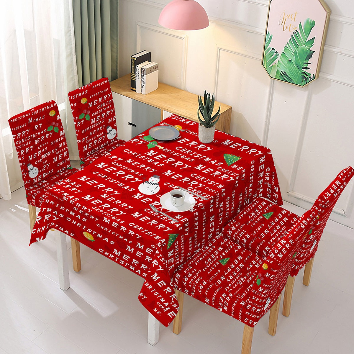 
                  
                    Holidays Christmas Tablecloth Decoration Oil-Proof and Waterproof Rectangular Tablecloth
                  
                