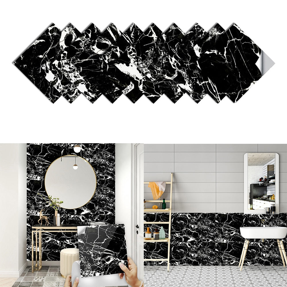 
                  
                    10pcs Tiles Sticker Kitchen Backsplash Waterproof Bathroom Home Decor Self-adhesive Tiles
                  
                