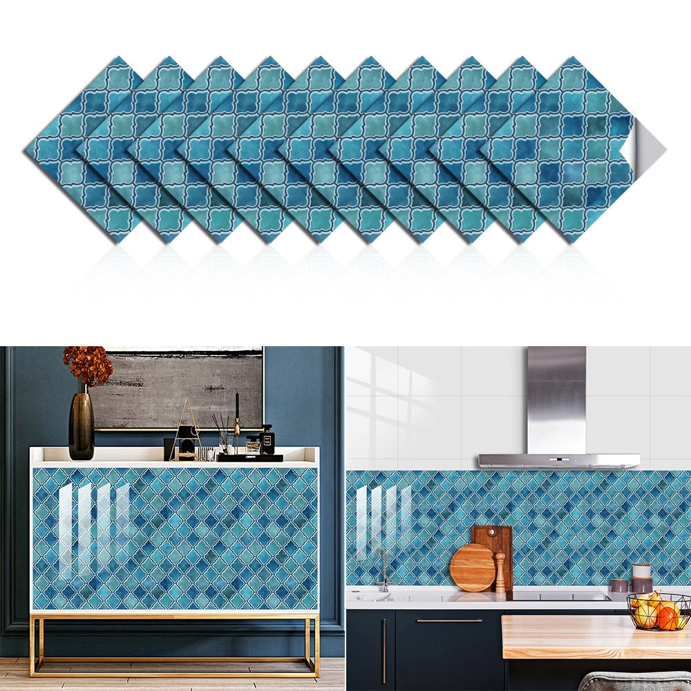 
                  
                    10pcs Tiles Sticker Kitchen Backsplash Waterproof Bathroom Home Decor Self-adhesive Tiles
                  
                