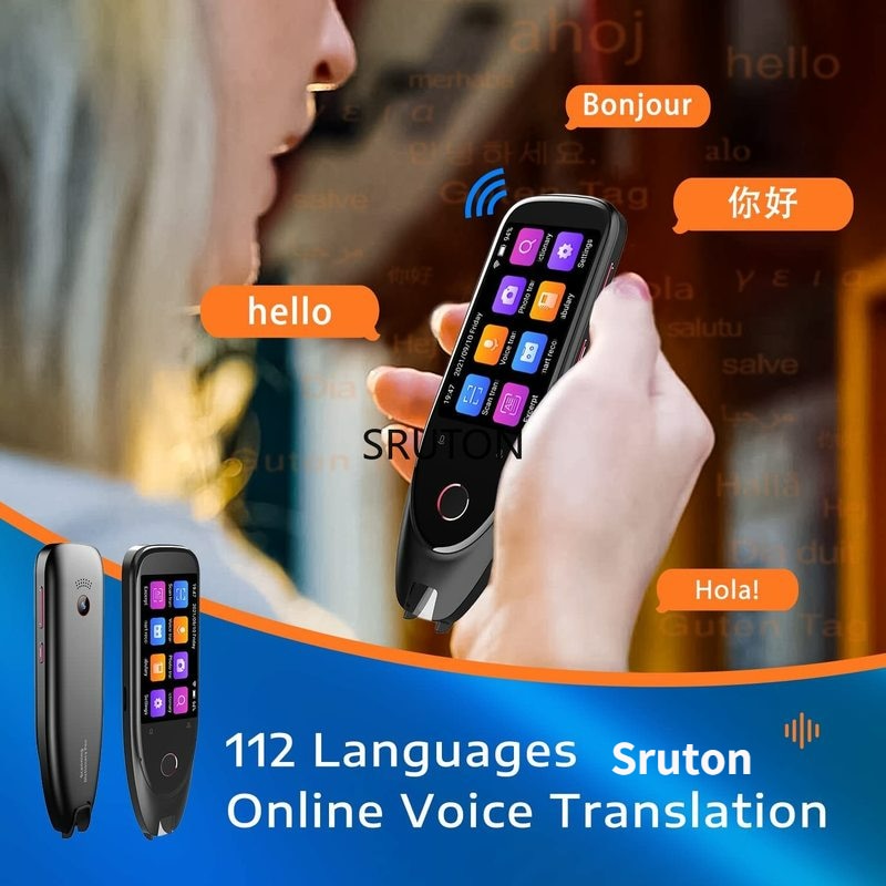 S50 Multifunction Pen Scanner 112 Languages Translation Pen Scanner Instant Text Scanning Reading Translator Device