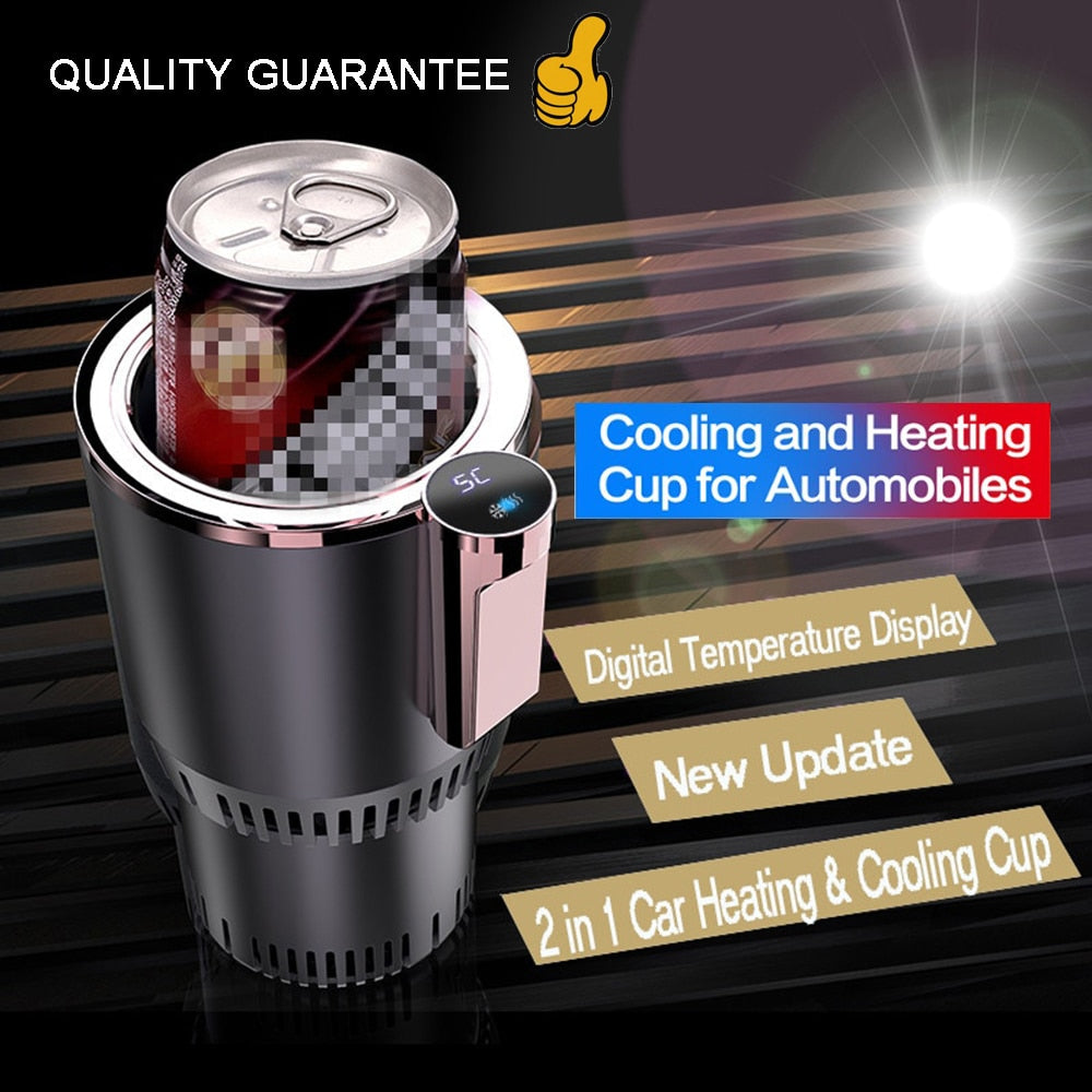 
                  
                    2-In-1 Smart Cooling & Heating Car Cup Electric Warmer and Cooler with Temperature Display for 12V Cars
                  
                