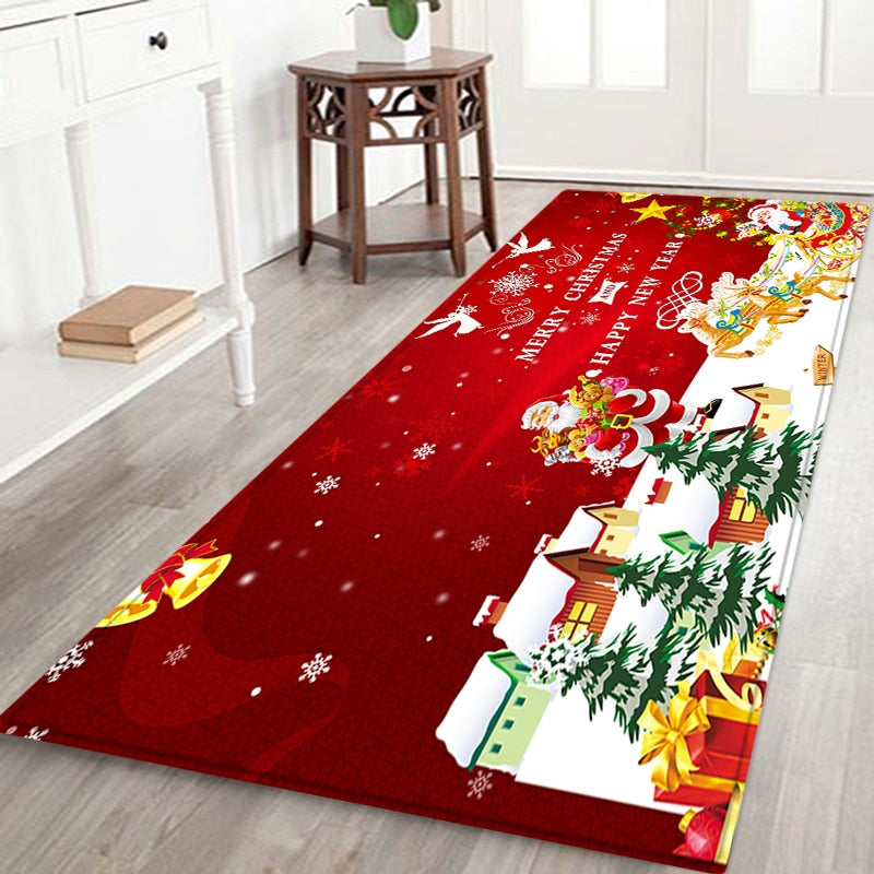 
                  
                    Holiday Christmas Rugs Living Room Kitchen Anti-Slip Entrance Doormats Home Decor
                  
                