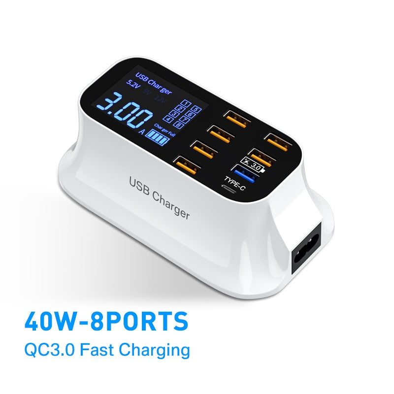 
                  
                    8-Port LED Display USB Fast Charger
                  
                