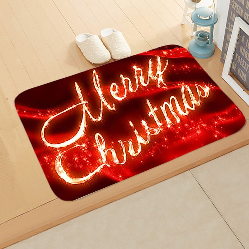 
                  
                    Holiday Christmas Doormat Anti-Slip Flannel Floormat Rug
                  
                