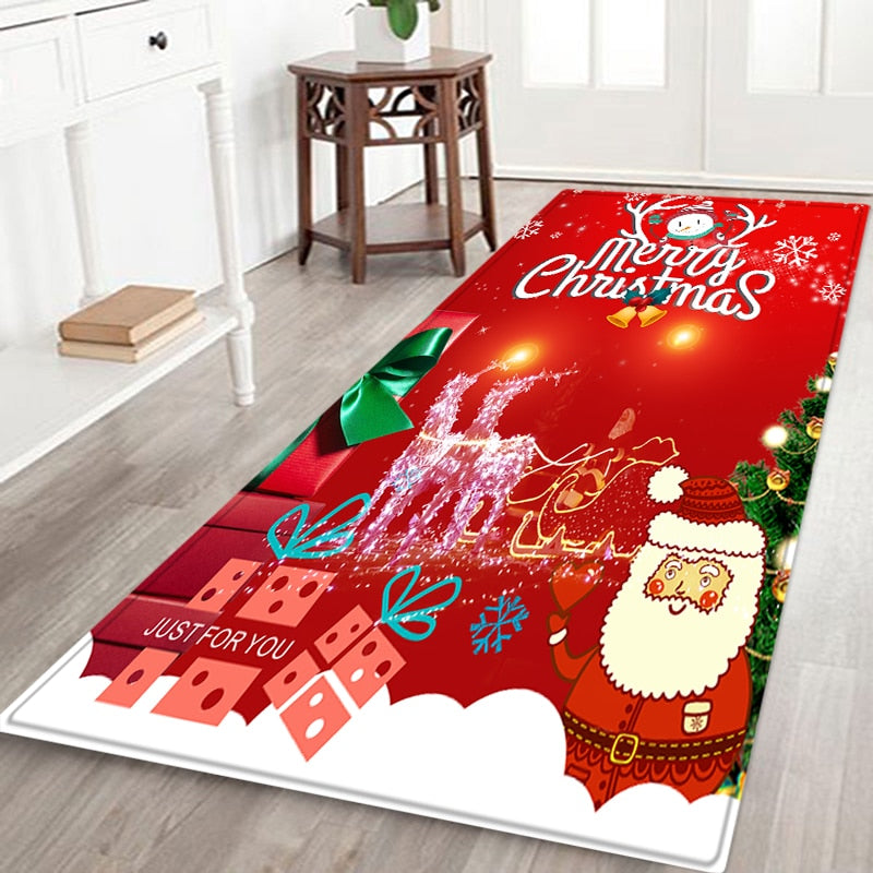 
                  
                    Holiday Christmas Rugs Living Room Kitchen Anti-Slip Entrance Doormats Home Decor
                  
                