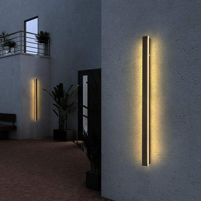 
                  
                    LED Outdoor Long Wall Light Modern Waterproof IP65 Exterior Interior Wall Lighting
                  
                