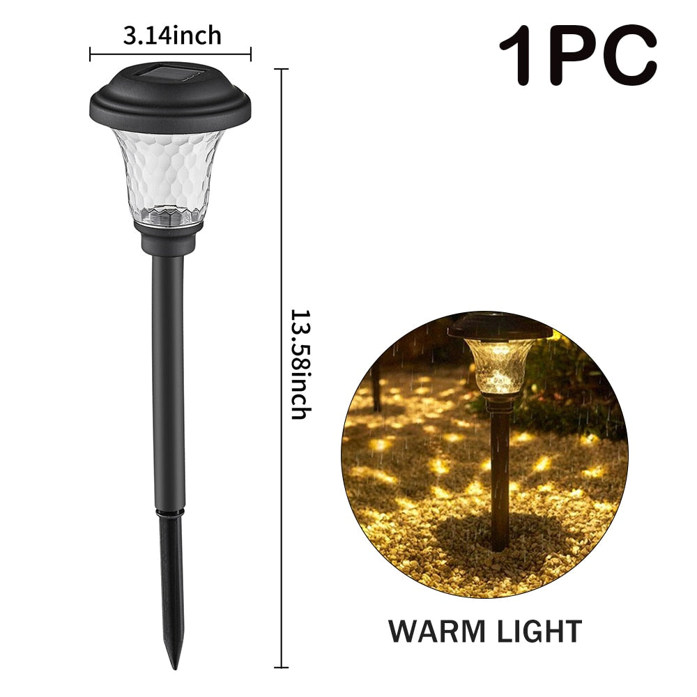 
                  
                    LED Solar Outdoor Waterproof Lights Garden Decor Lawn Walkway Light
                  
                