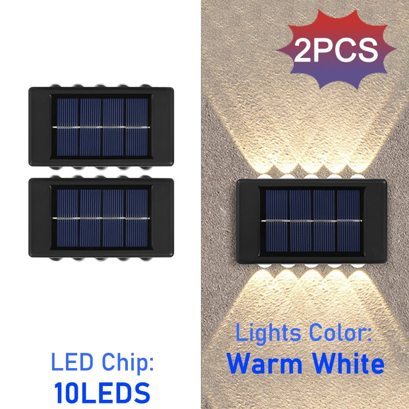 
                  
                    10-LED Solar Wall Lights Outdoor Waterproof LED Lighting
                  
                