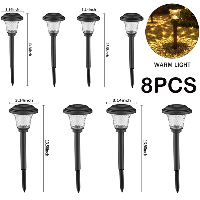 
                  
                    LED Solar Outdoor Waterproof Lights Garden Decor Lawn Walkway Light
                  
                