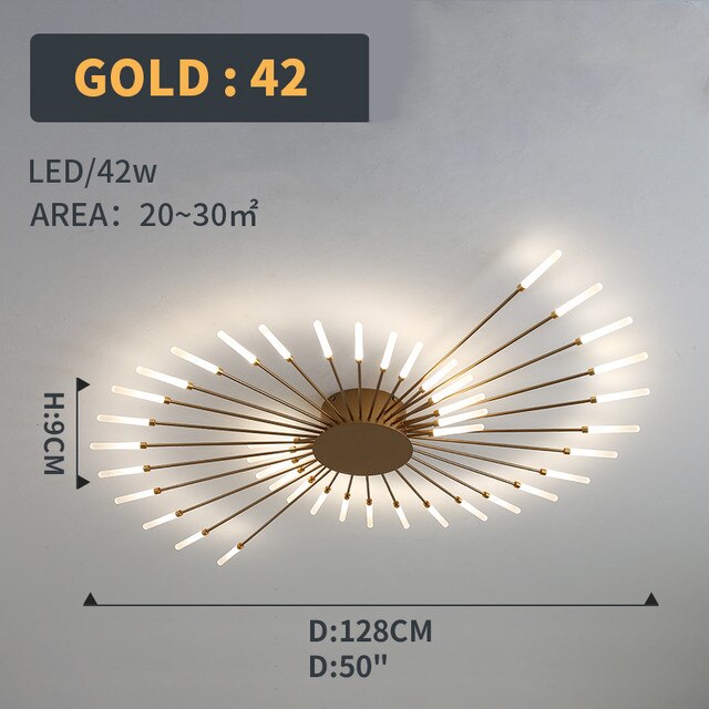 
                  
                    LED Ceiling Light Modern Fireworks Living
                  
                