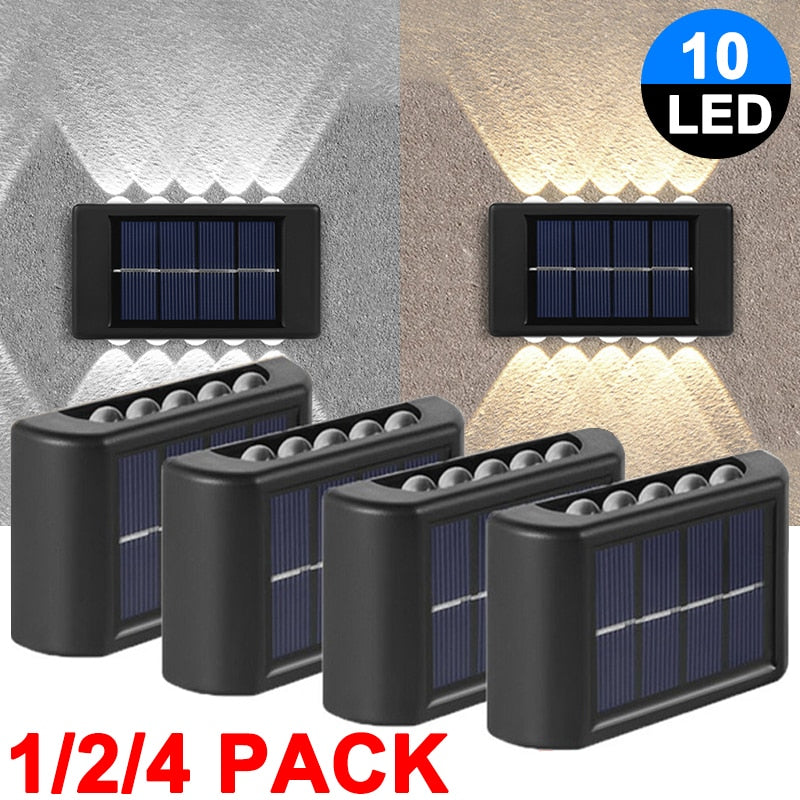 
                  
                    10-LED Solar Wall Lights Outdoor Waterproof LED Lighting
                  
                