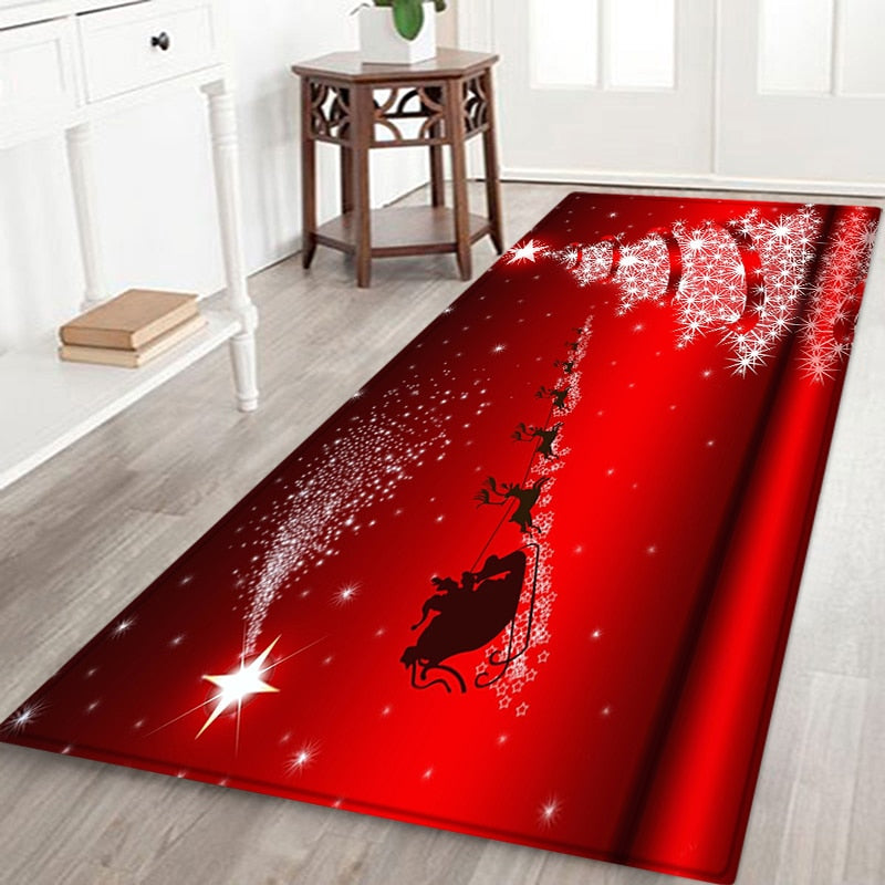 
                  
                    Holiday Christmas Rugs Living Room Kitchen Anti-Slip Entrance Doormats Home Decor
                  
                