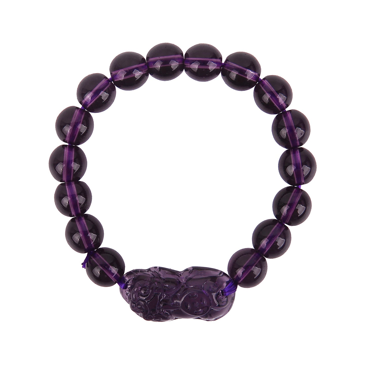 
                  
                    Natural Amethyst Body Purify Slimming Stone Energy Bracelets for Weight Loss Fatigue Relief Healing Yoga
                  
                