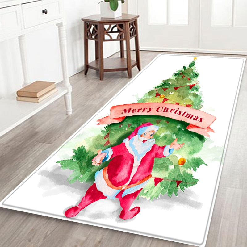 
                  
                    Holiday Christmas Rugs Living Room Kitchen Anti-Slip Entrance Doormats Home Decor
                  
                