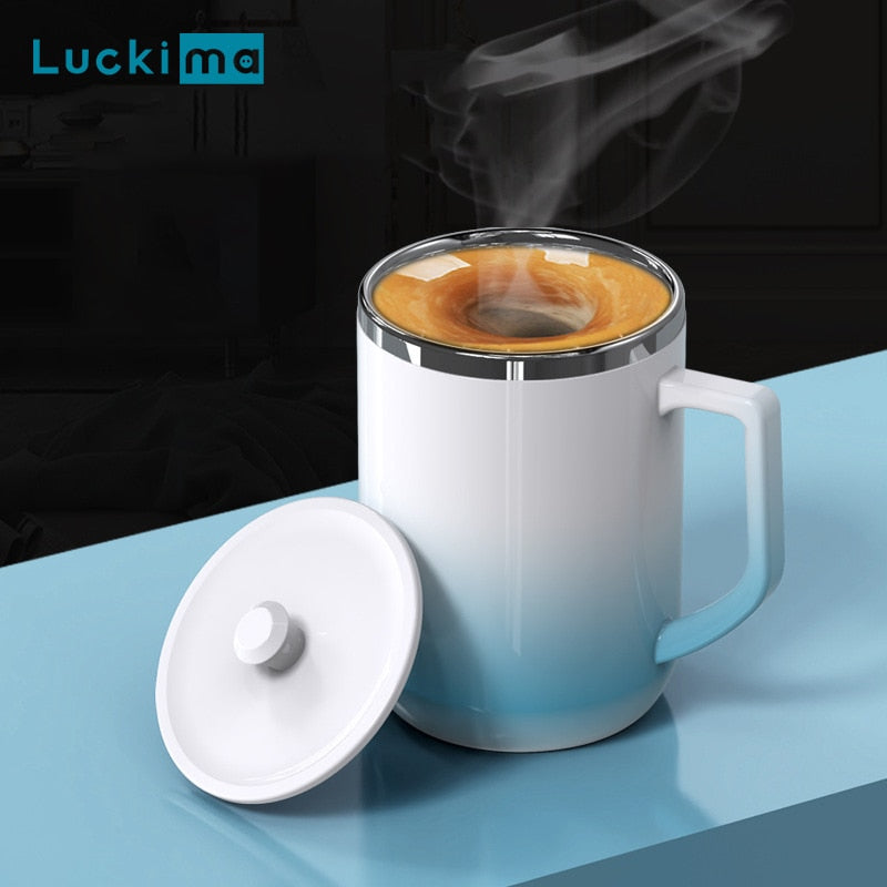 Automatic Stirring No Battery Needed Mixing Mug Thermal Cup